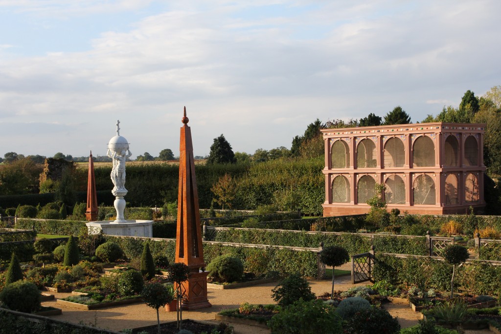 Jardins do castelo de Kenilworth, uma homenagem a Rainha Ekizabeth I. Foto do Arquivo pessoal