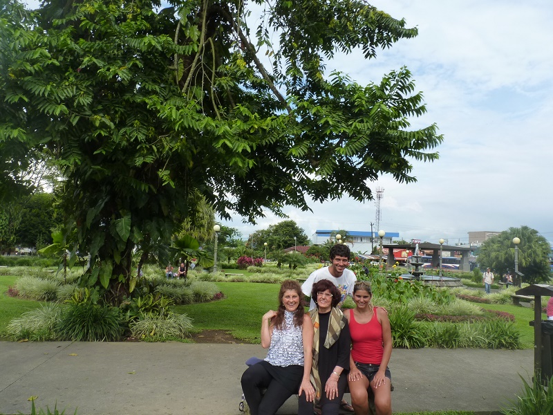 Praça da cidade de La Fortuna